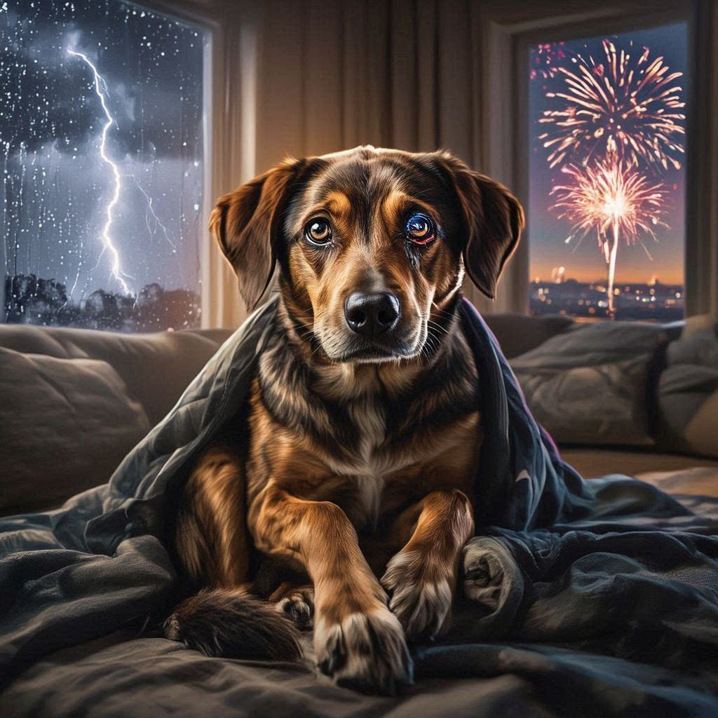 Noise Phobias in Dogs (Thunder, Fireworks)