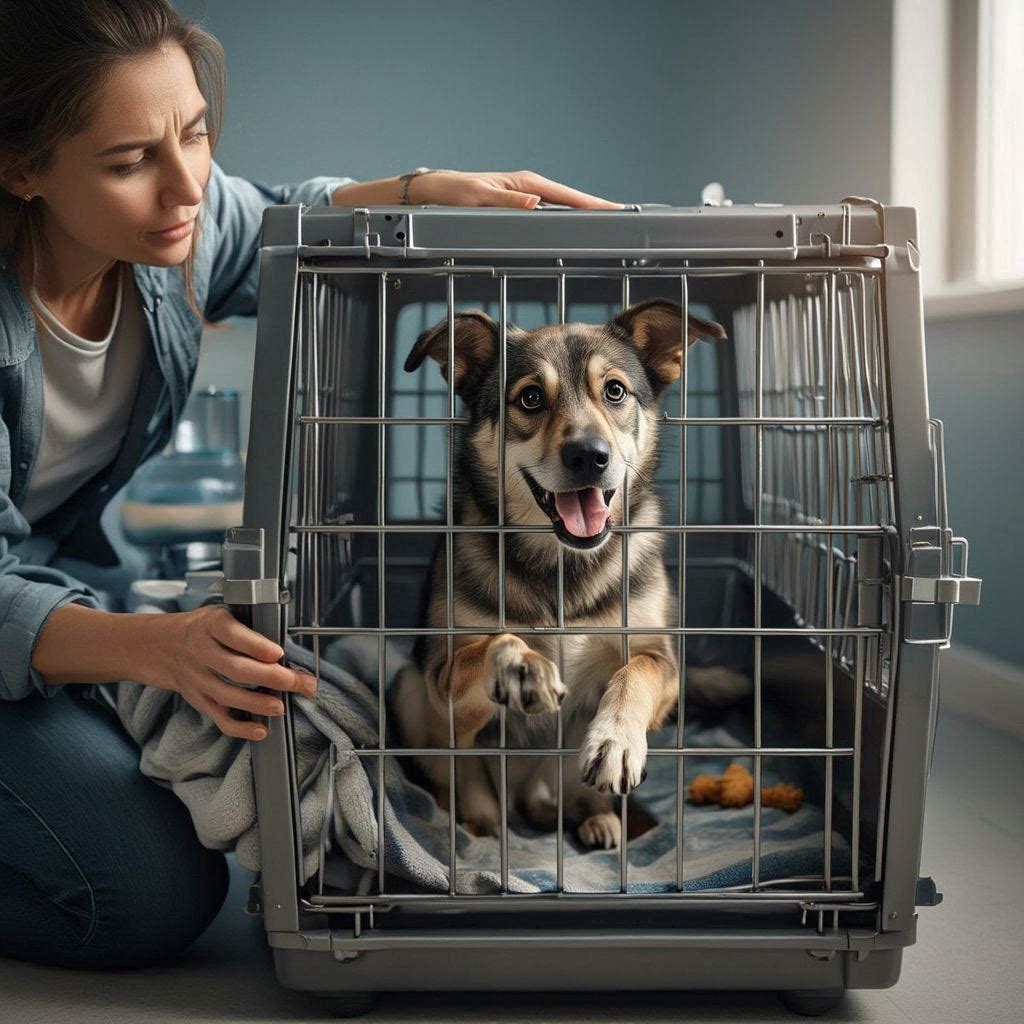 Crate Anxiety in Dogs