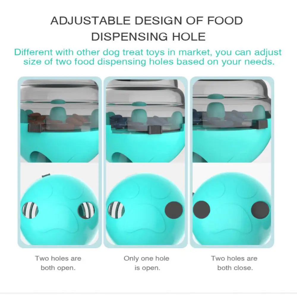 Multicolored Pet Dog Toy Treat Leaking Ball by Love My Pet