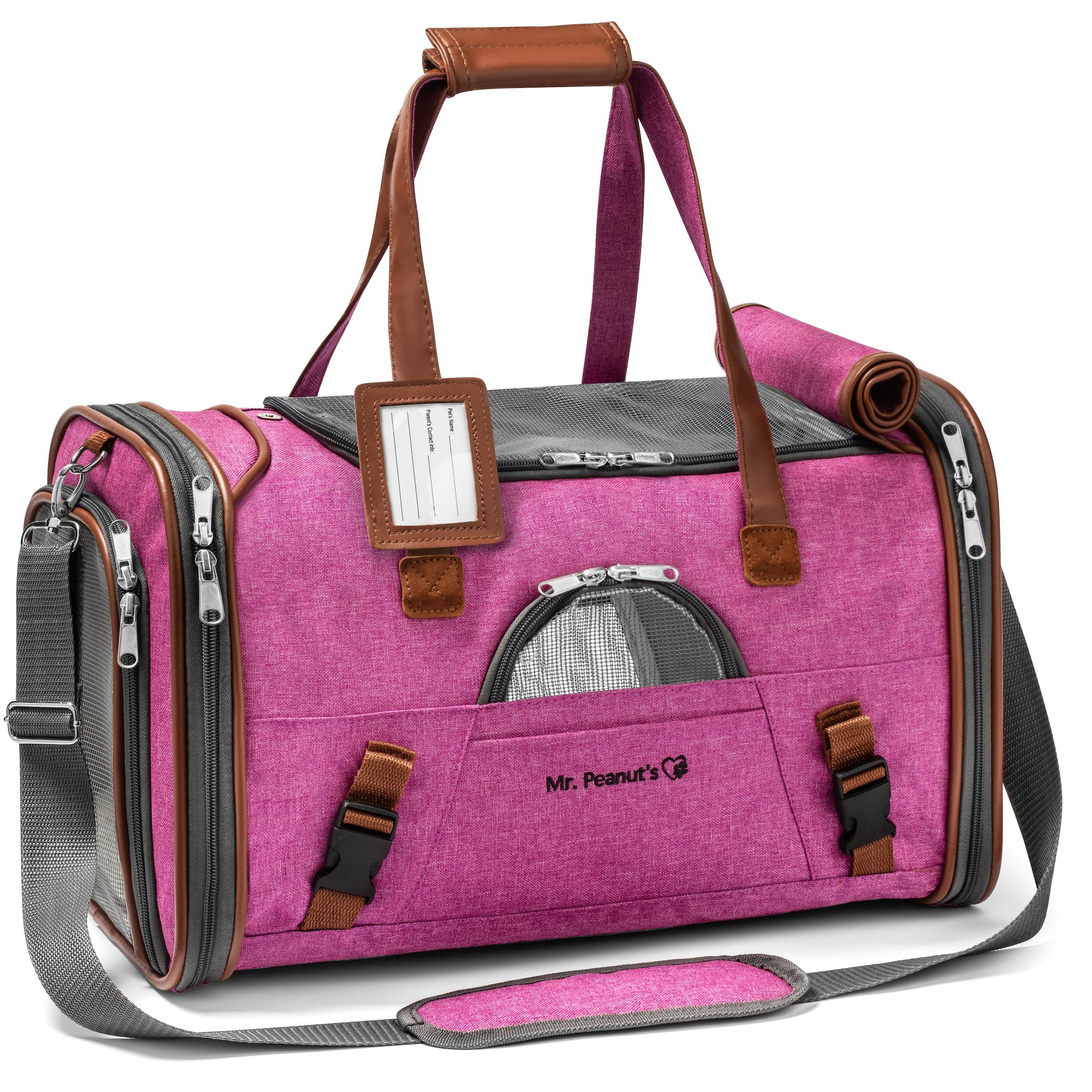 Mr. Peanut's Gold Series Standard Size Airline Compliant Pet Carrier by Mr. Peanut's Pet Carriers
