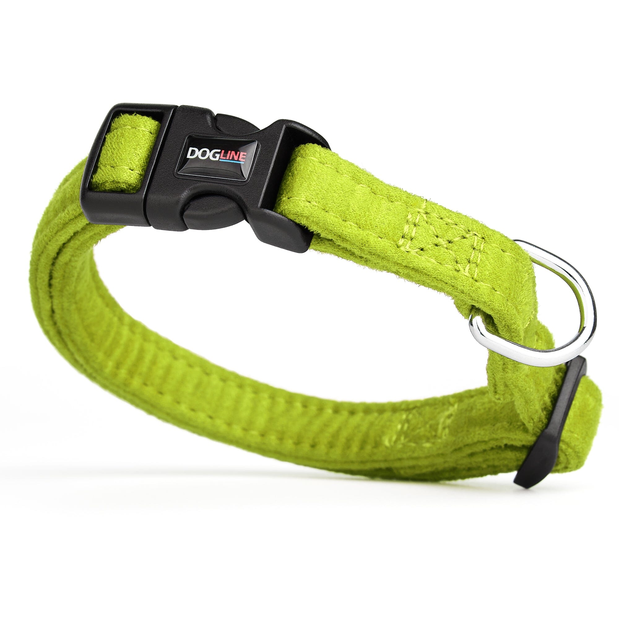 Comfort Microfiber Flat Dog Collar by Dogline