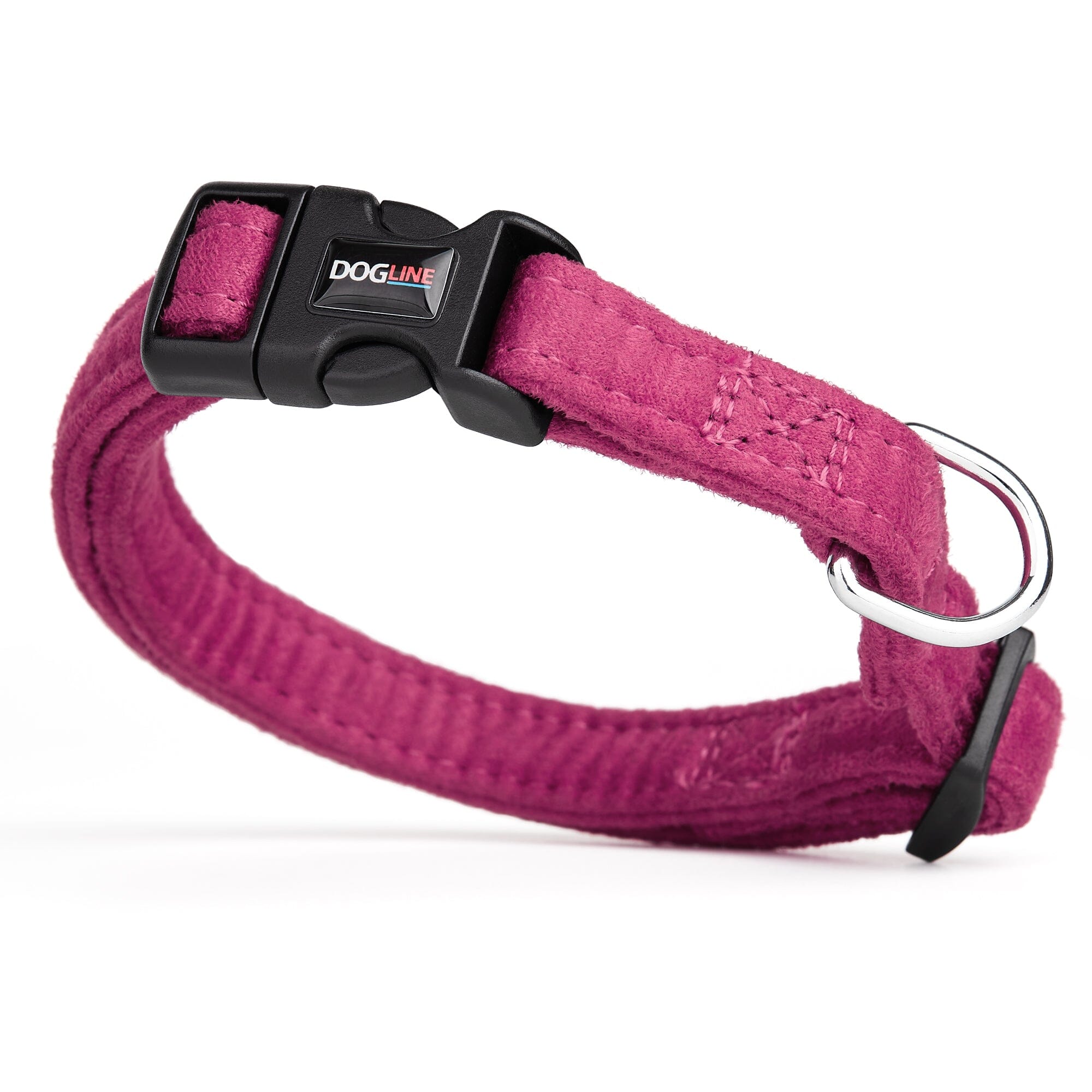 Comfort Microfiber Flat Dog Collar by Dogline