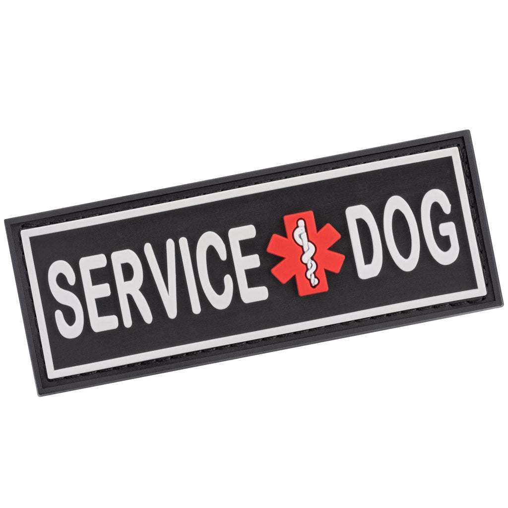 Dogline Service Dog 3D Rubber Patches by Dogline