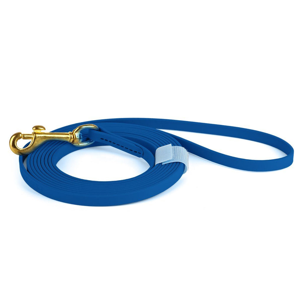 Viper Biothane Long Line 15 ft Lead with Brass Hardware by Dogline