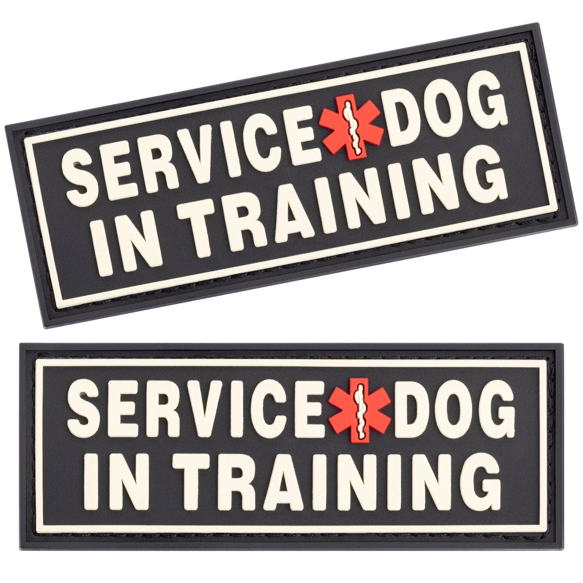 Dogline 3D Rubber Removable Patches for Dog Harness and Vest by Dogline