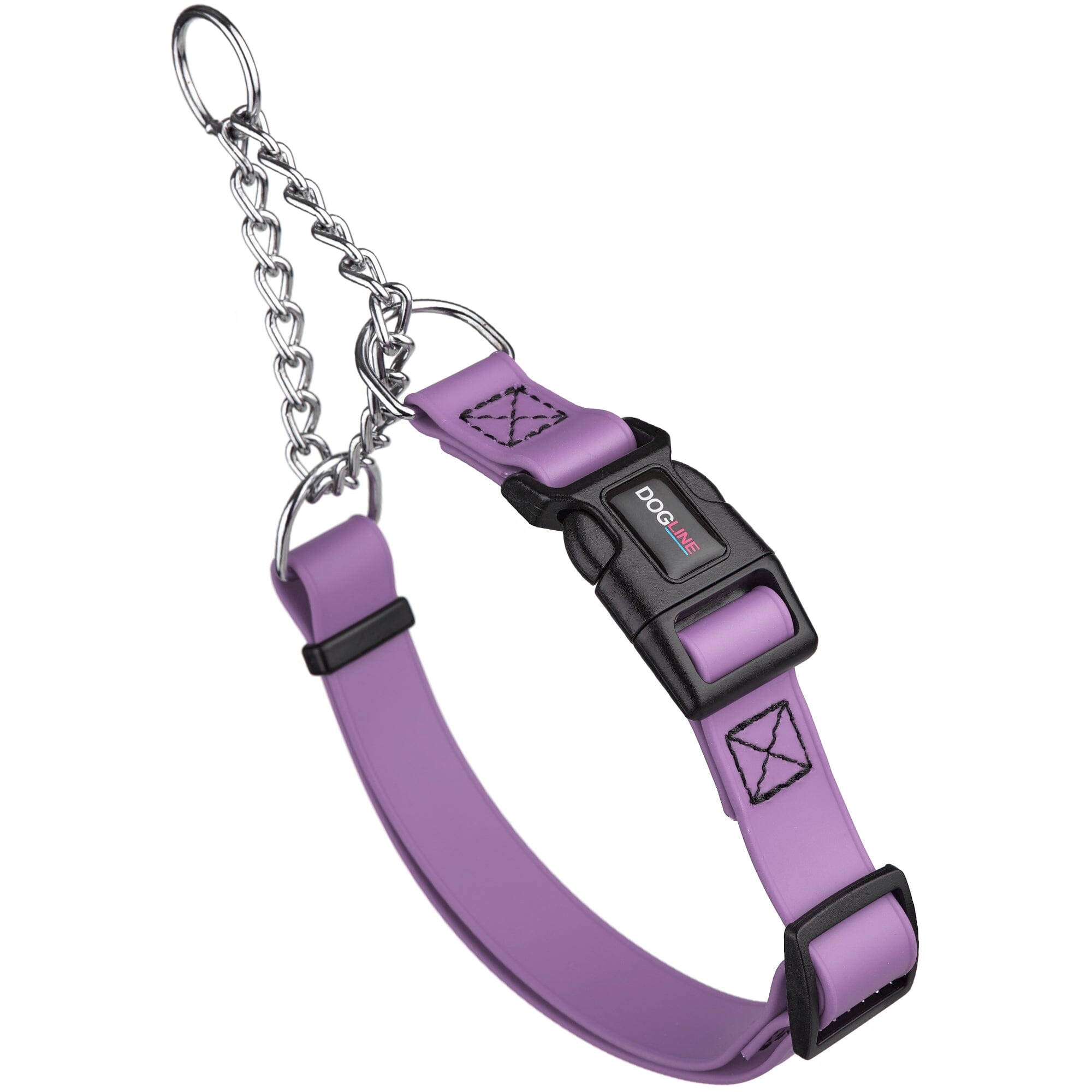 Biothane Adjustable Martingale Collar with Quick Release Buckle by Dogline