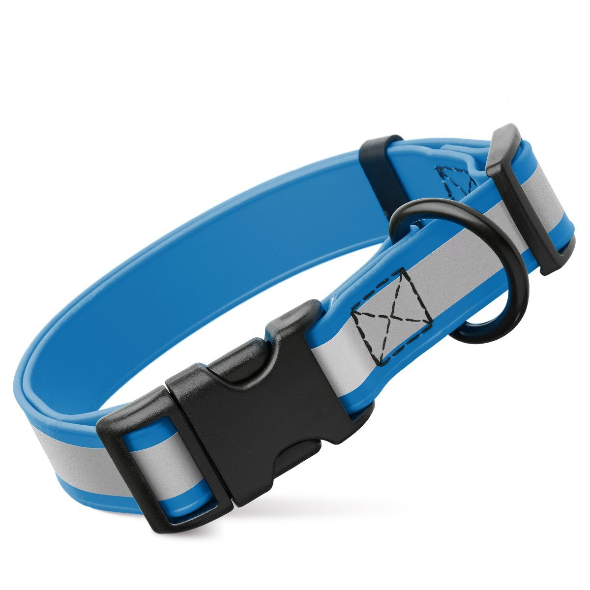 Dogline Biothane Reflective Dog Collar with Quick Release Buckle by Dogline
