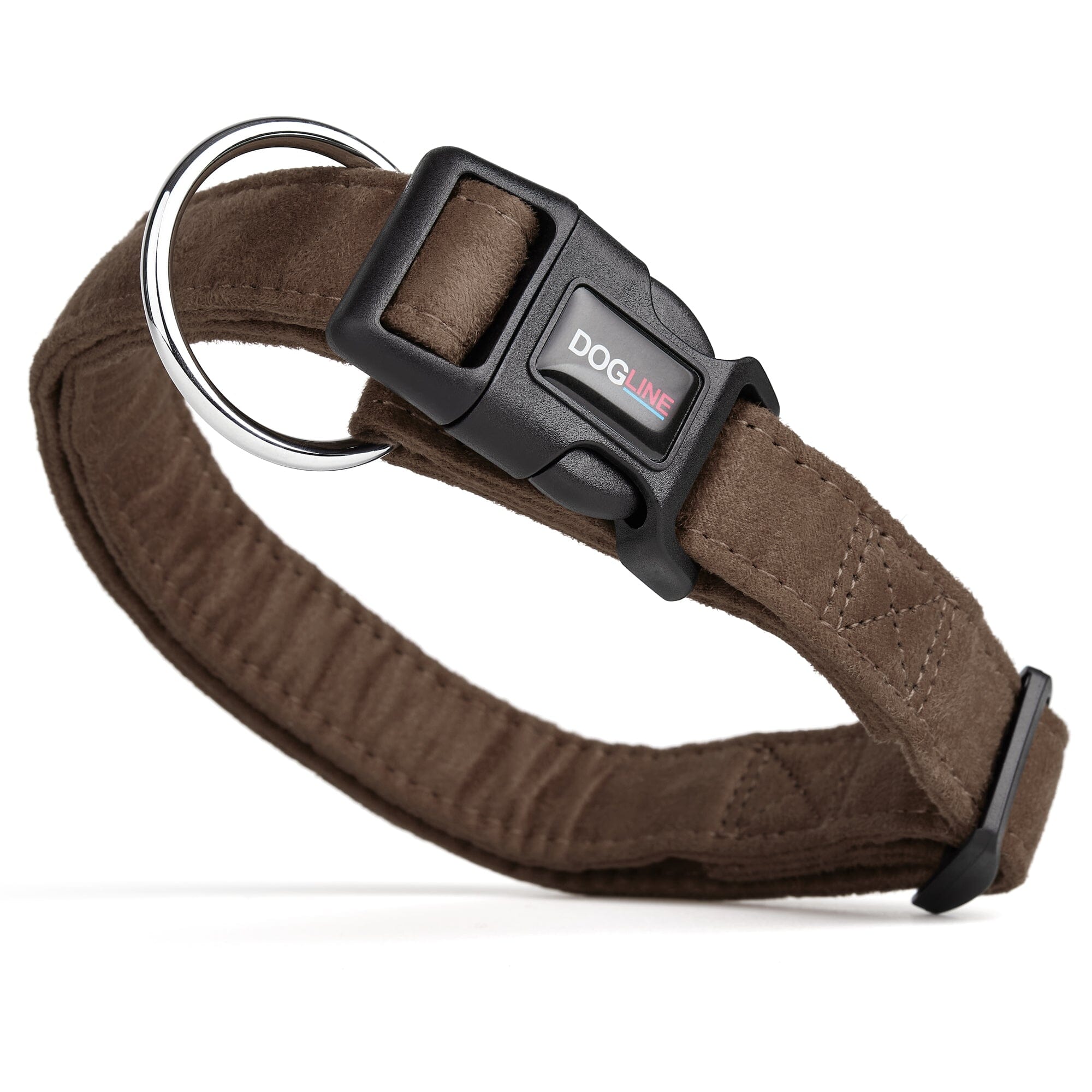 Comfort Microfiber Flat Dog Collar by Dogline