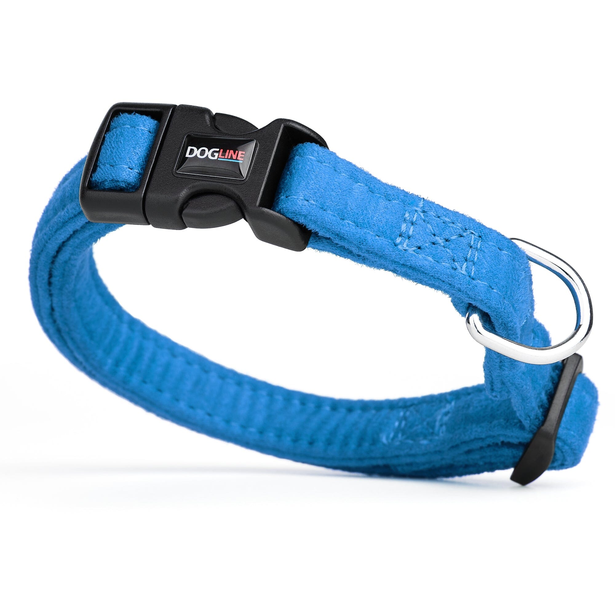 Comfort Microfiber Flat Dog Collar by Dogline