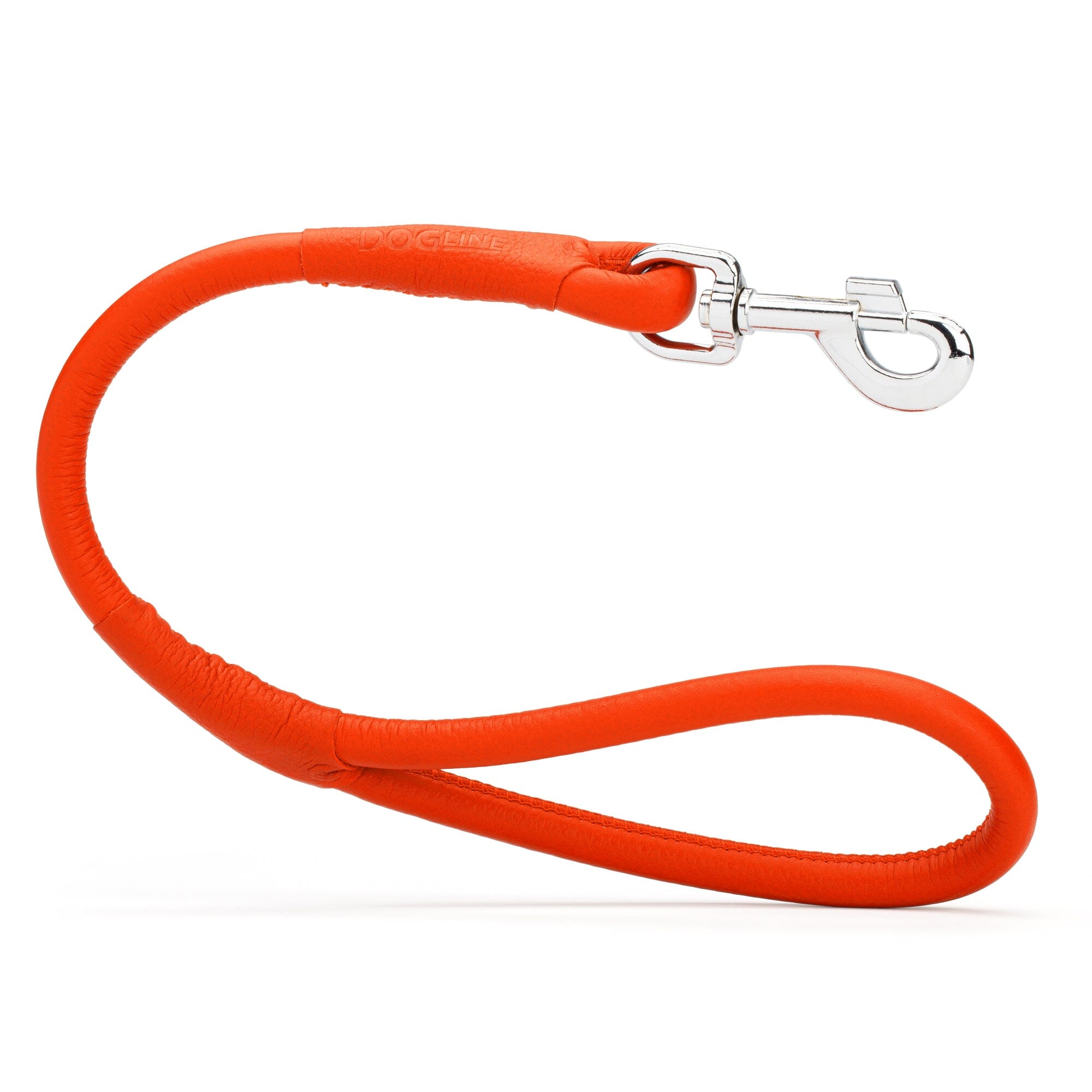 Soft Leather Round Traffic Lead by Dogline