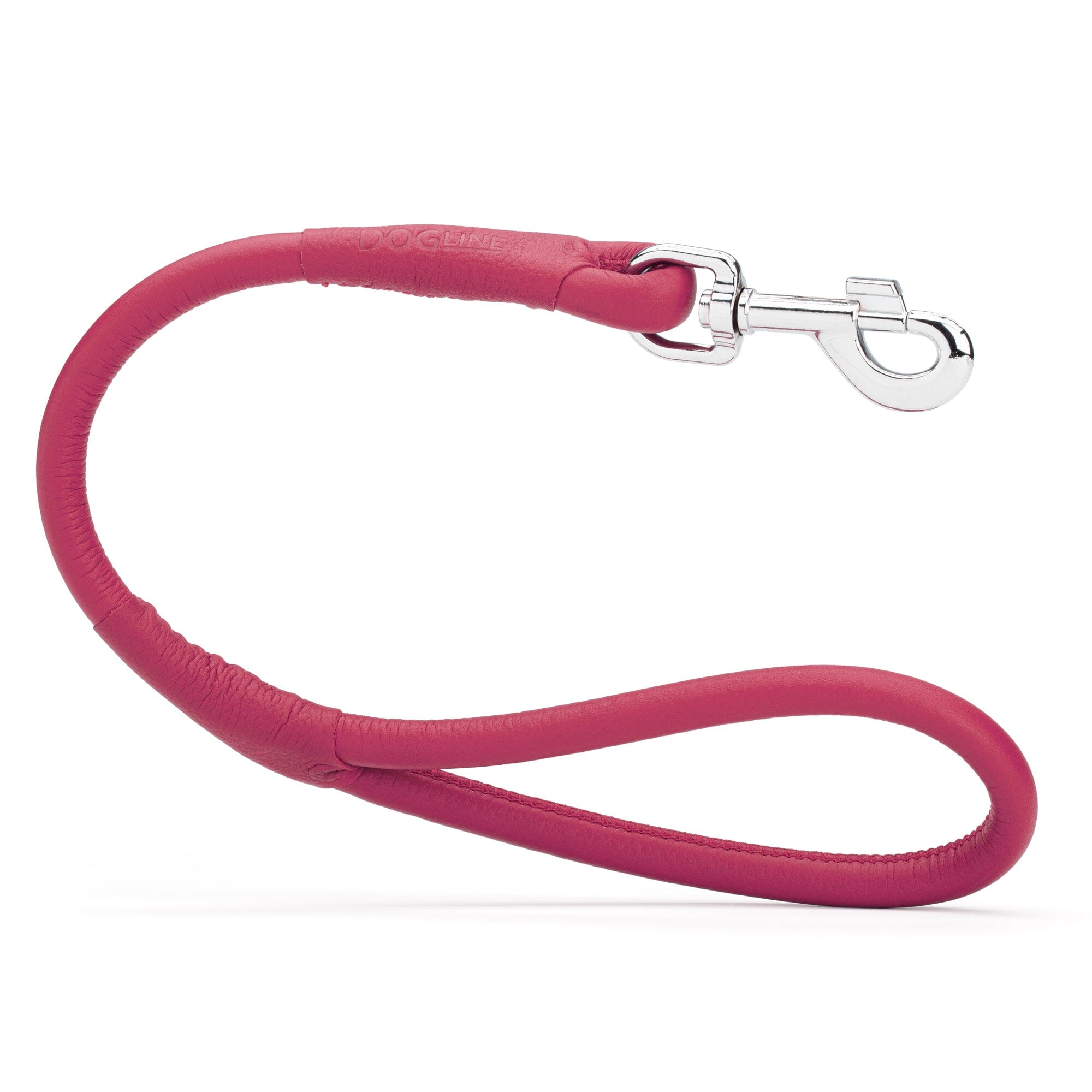 Soft Leather Round Traffic Lead by Dogline