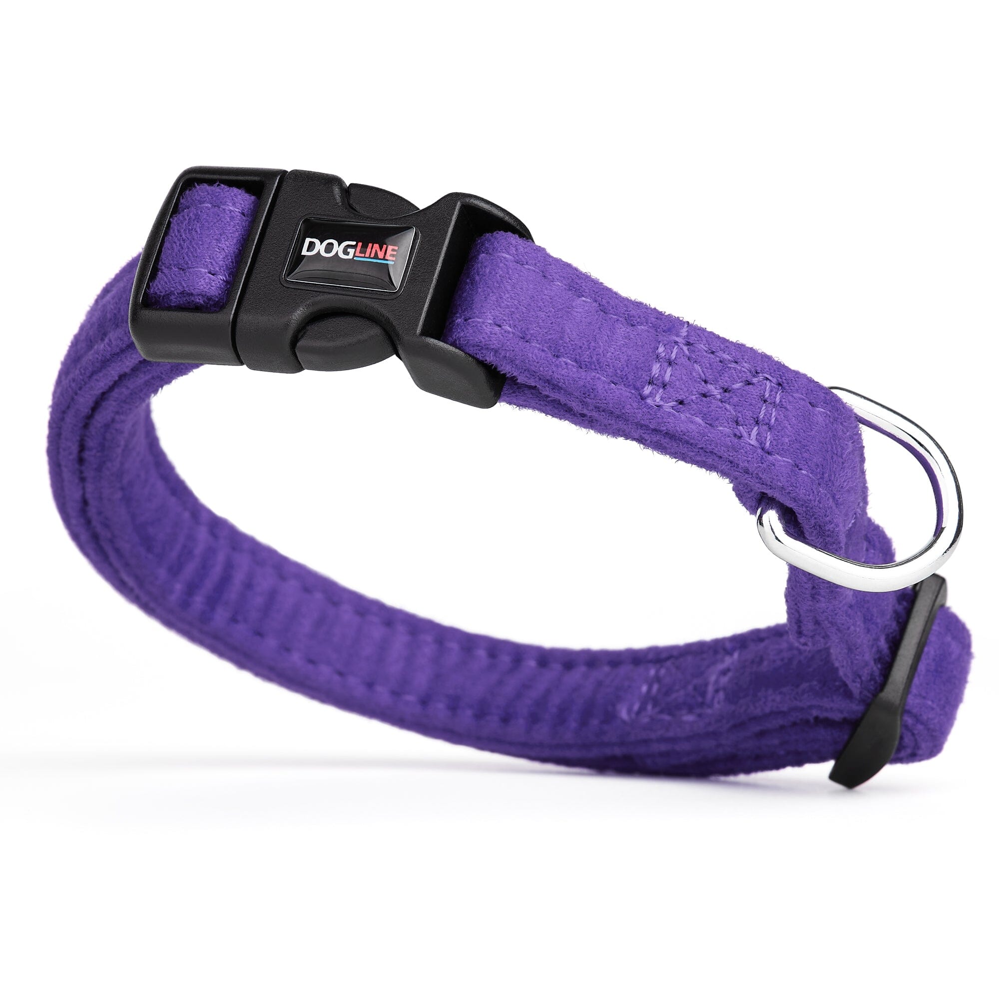 Comfort Microfiber Flat Dog Collar by Dogline