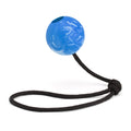 Rubber Euro Ball with Rope by Dogline