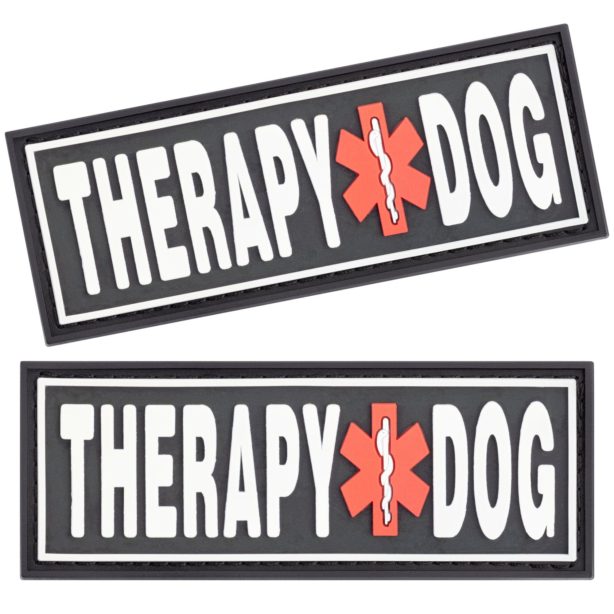 Dogline 3D Rubber Removable Patches for Dog Harness and Vest by Dogline