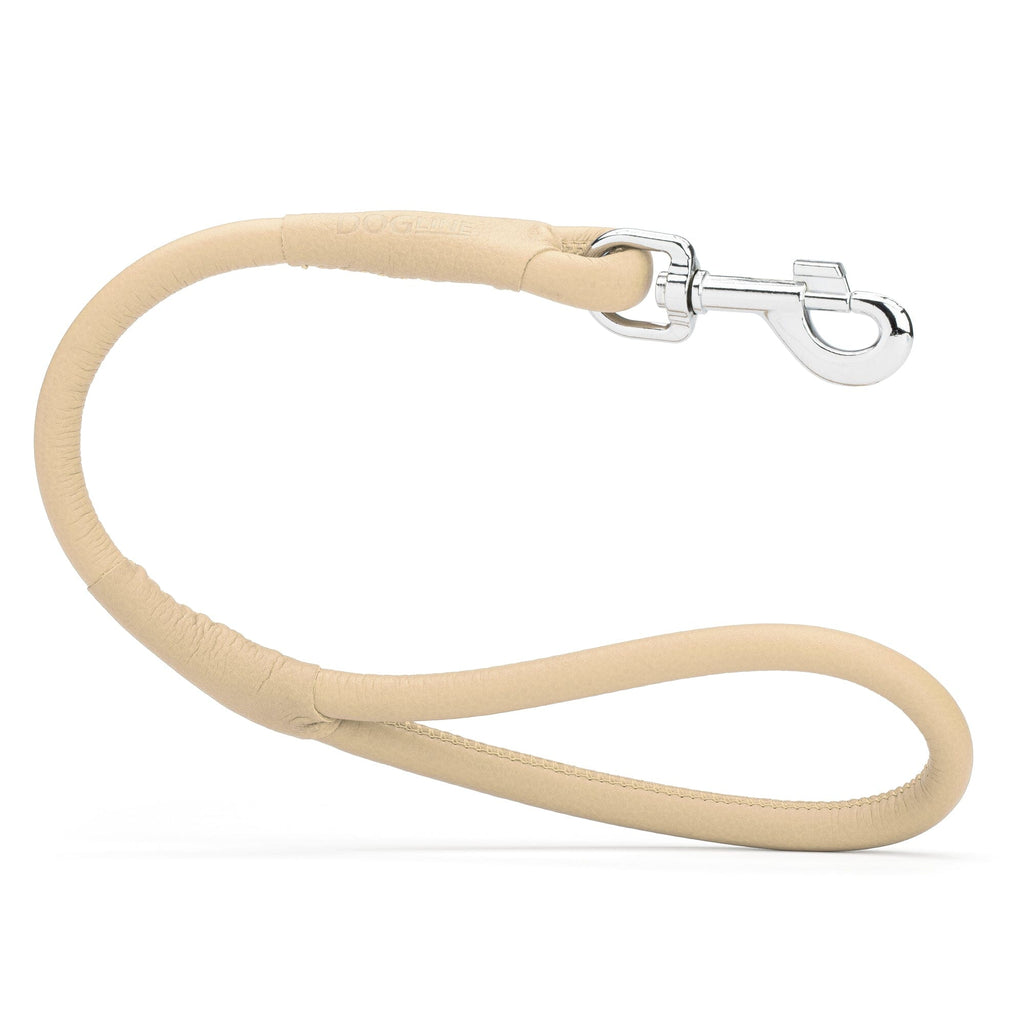 Soft Leather Round Traffic Lead by Dogline