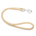 Soft Leather Round Traffic Lead by Dogline