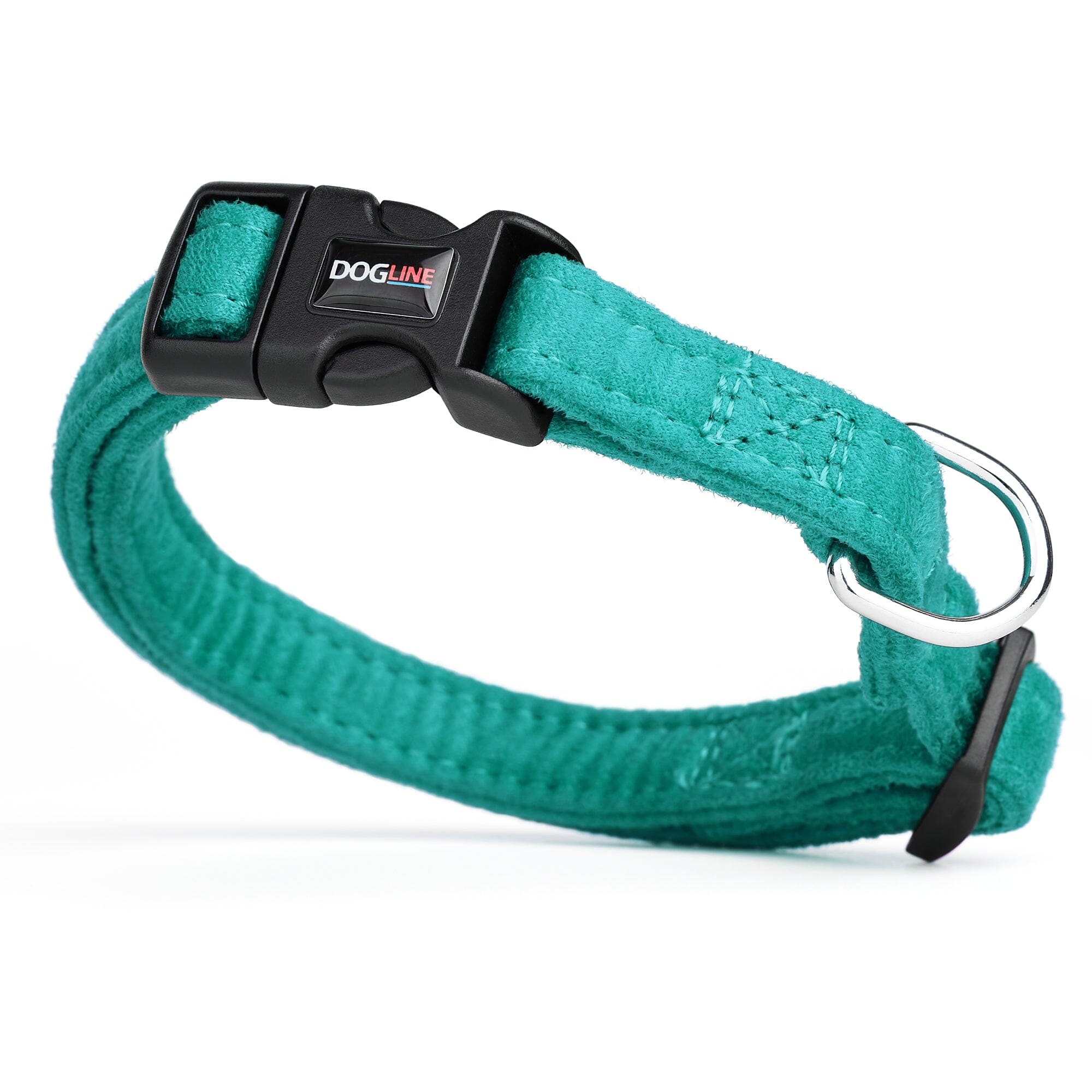 Comfort Microfiber Flat Dog Collar by Dogline