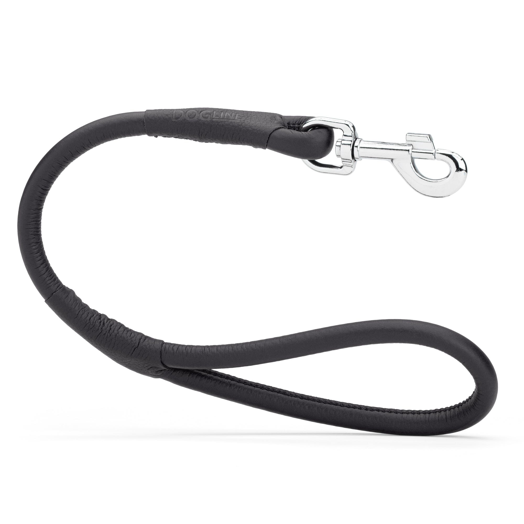 Soft Leather Round Traffic Lead by Dogline