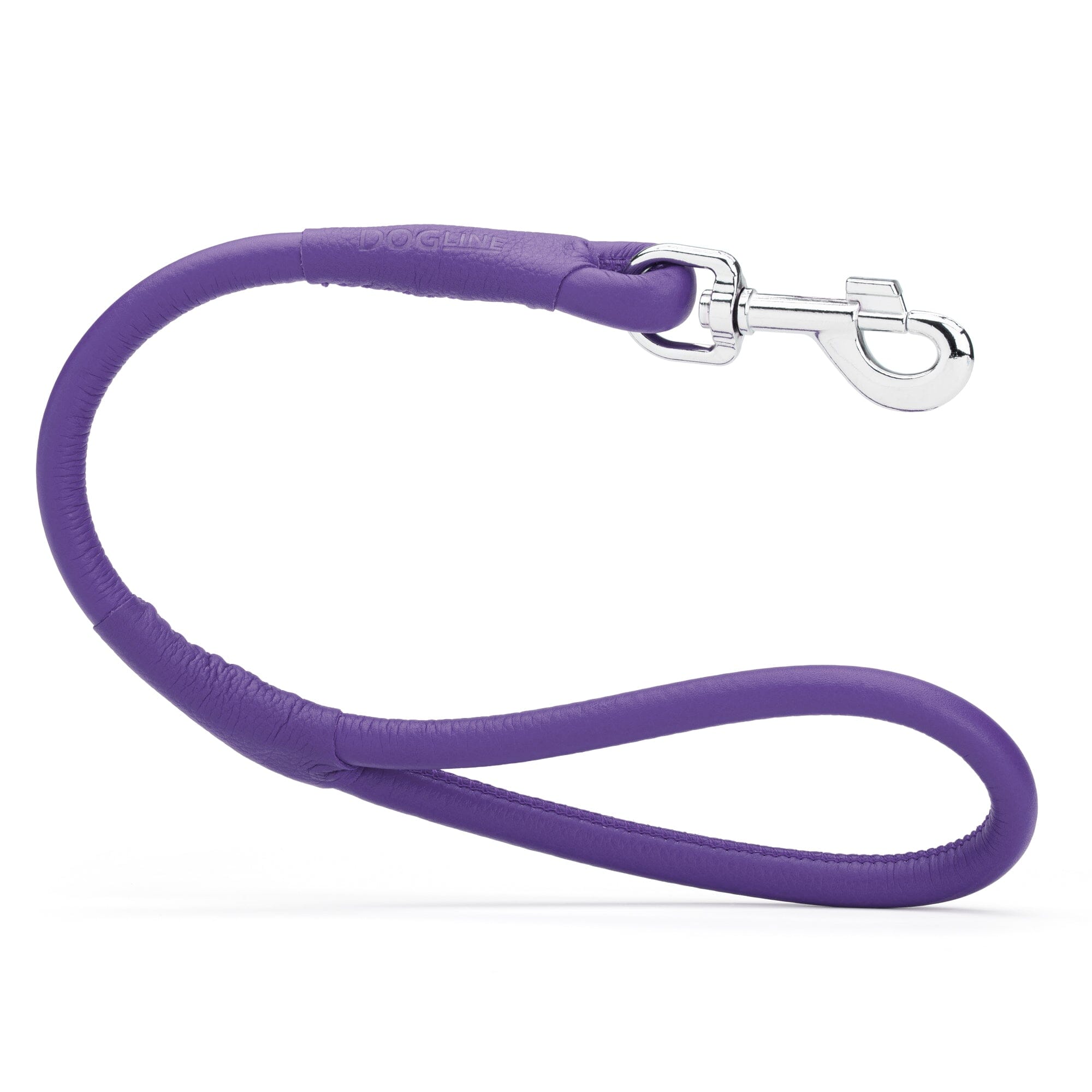 Soft Leather Round Traffic Lead by Dogline