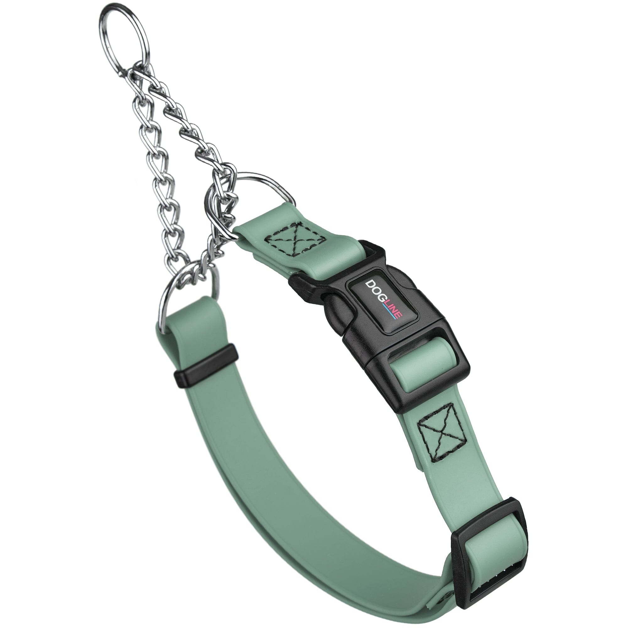Biothane Adjustable Martingale Collar with Quick Release Buckle by Dogline