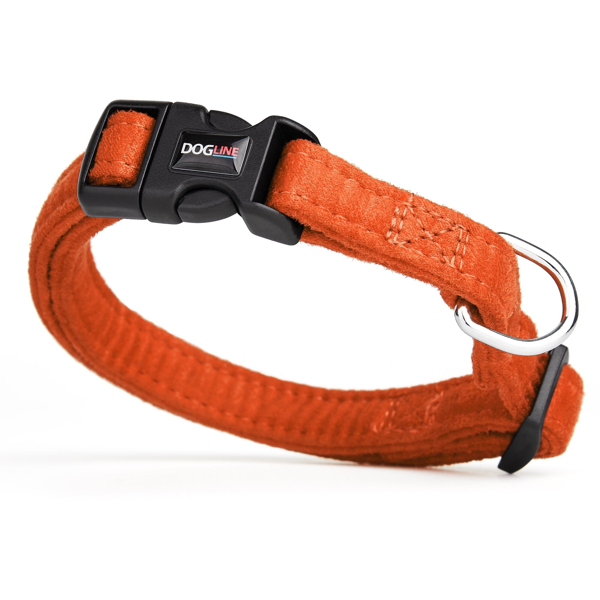 Comfort Microfiber Flat Dog Collar by Dogline