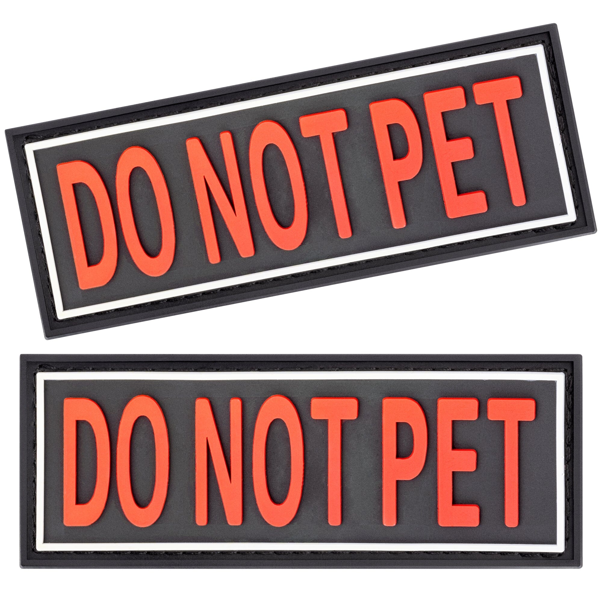 Dogline 3D Rubber Removable Patches for Dog Harness and Vest by Dogline