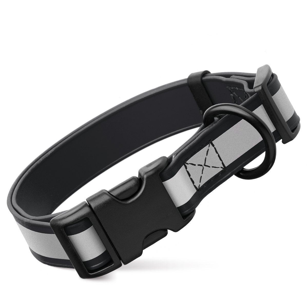 Dogline Biothane Reflective Dog Collar with Quick Release Buckle by Dogline