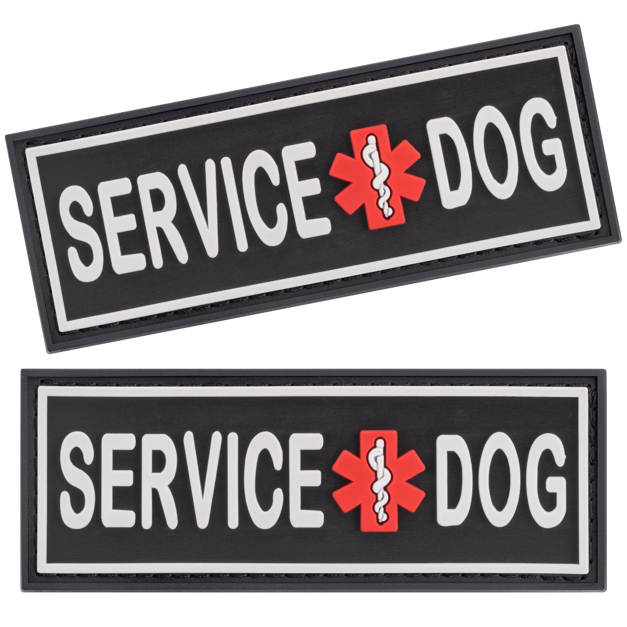 Dogline Service Dog 3D Rubber Patches by Dogline