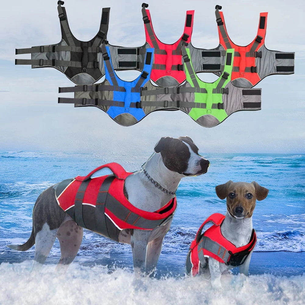 Pet Life Jacket Reflective And Adjustable