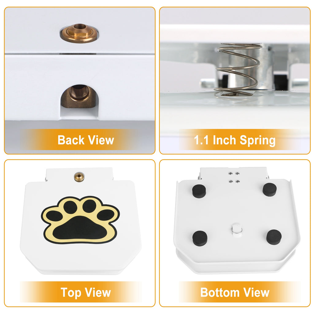 Dog Water Fountain Outdoor Step on Activated Sprinkler