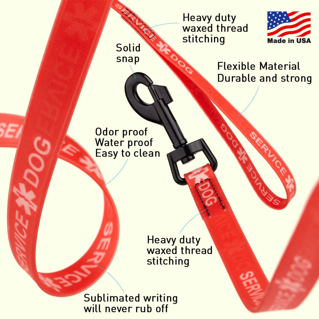 Biothane Service Dog Collar Or Leash by Dogline