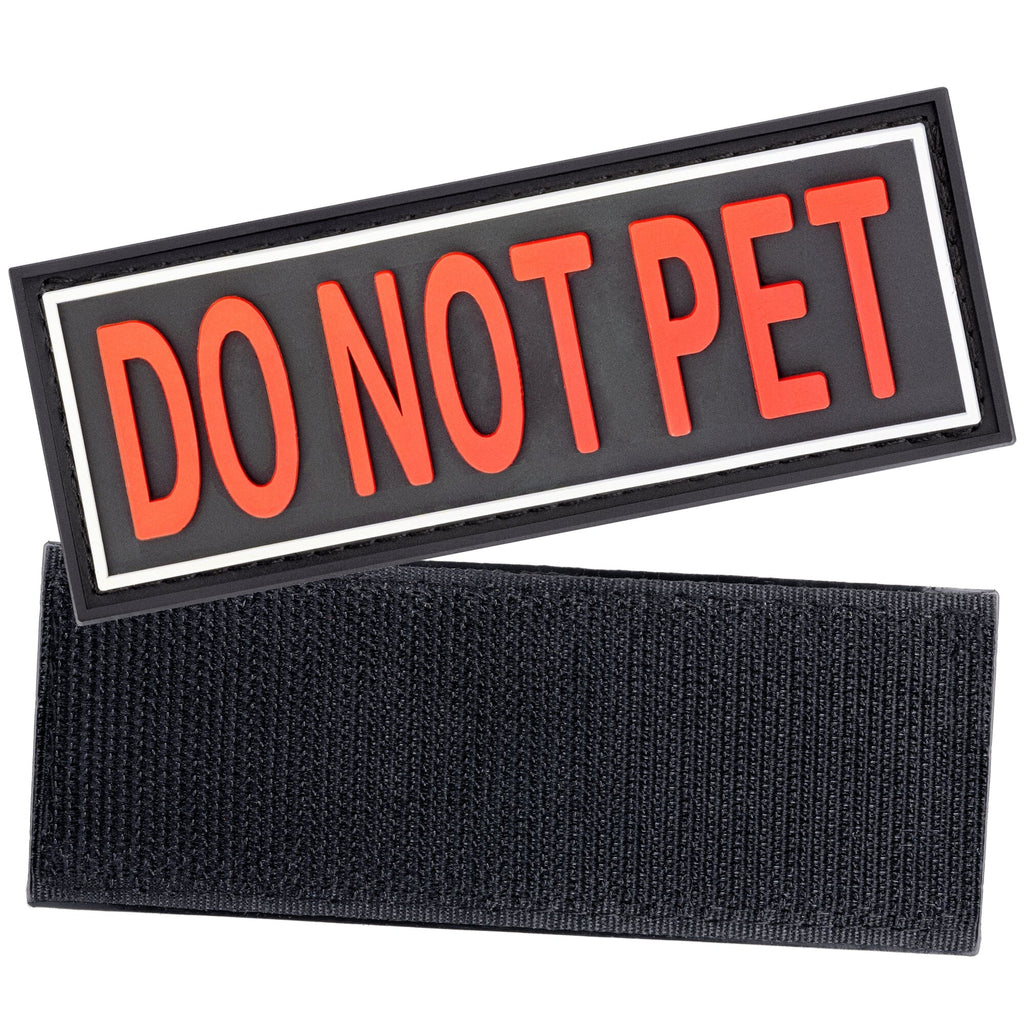 Dogline 3D Rubber Removable Patches for Dog Harness and Vest by Dogline