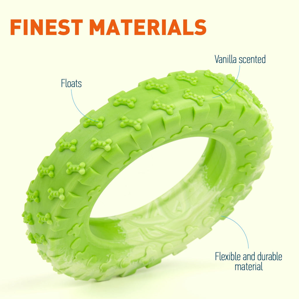 Rubber Tire Toy by Dogline
