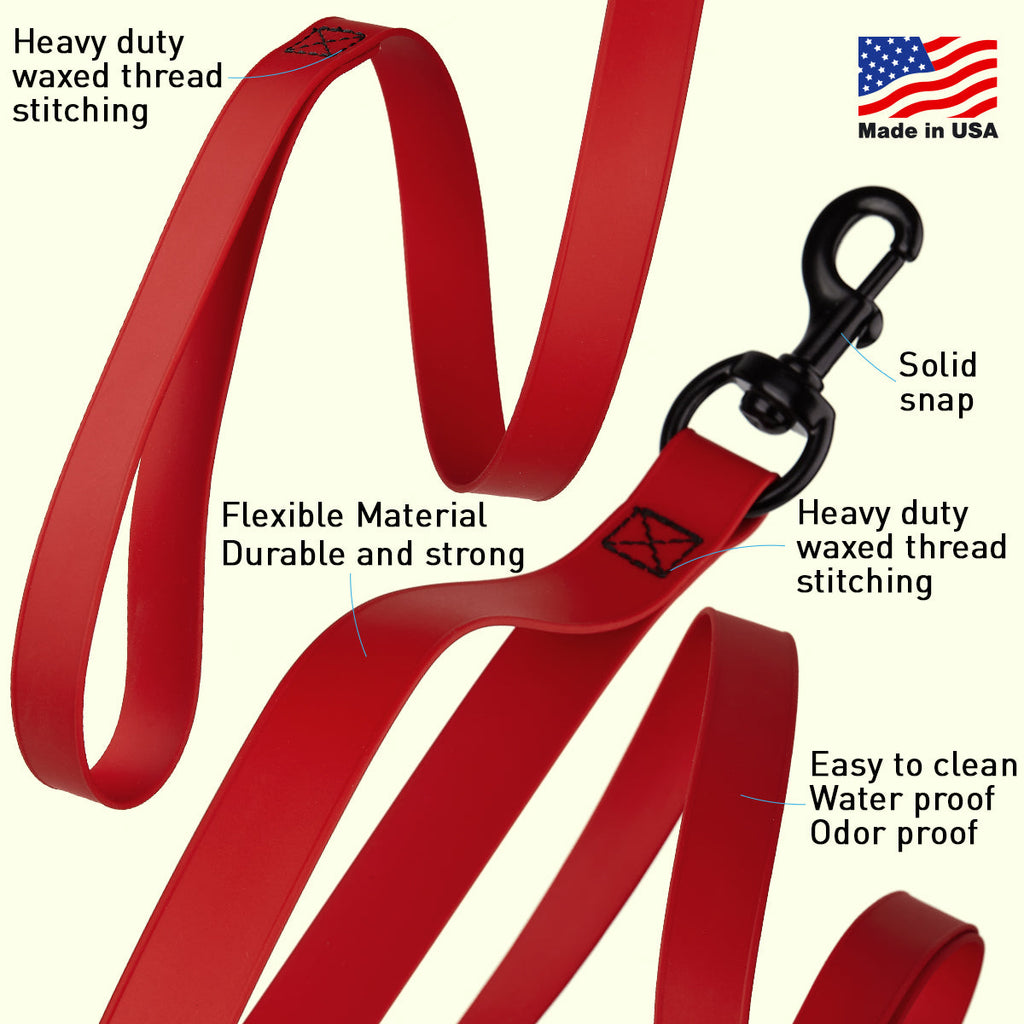 Biothane Waterproof Multi-Handle Dog Leash by Dogline
