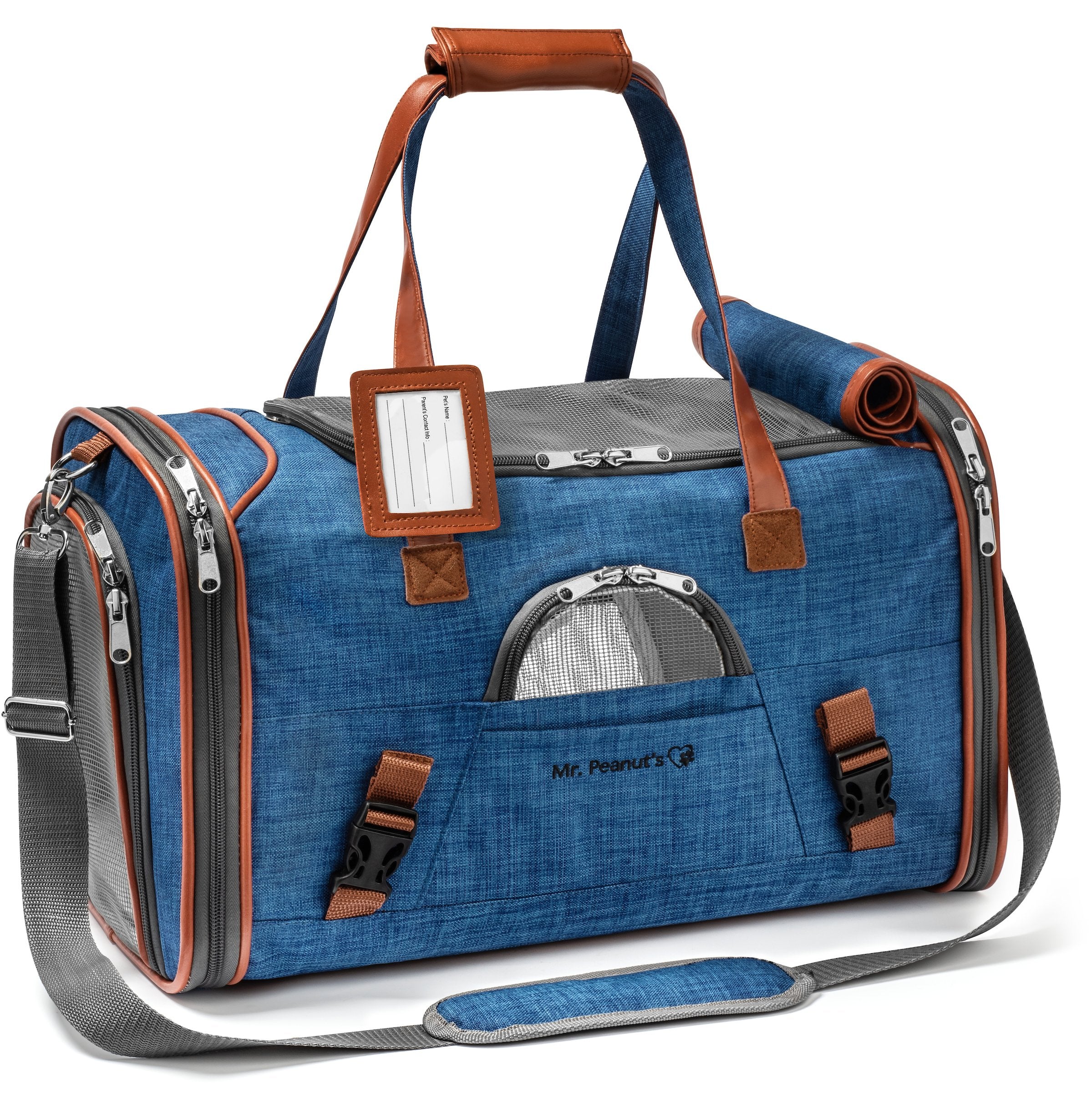 Mr. Peanut's Gold Series Standard Size Airline Compliant Pet Carrier by Mr. Peanut's Pet Carriers
