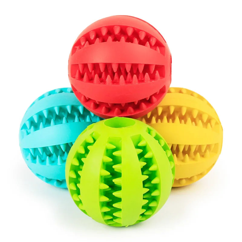 Pet Dog Rubber Ball treat Hiding Chewing Toys by Love My Pet