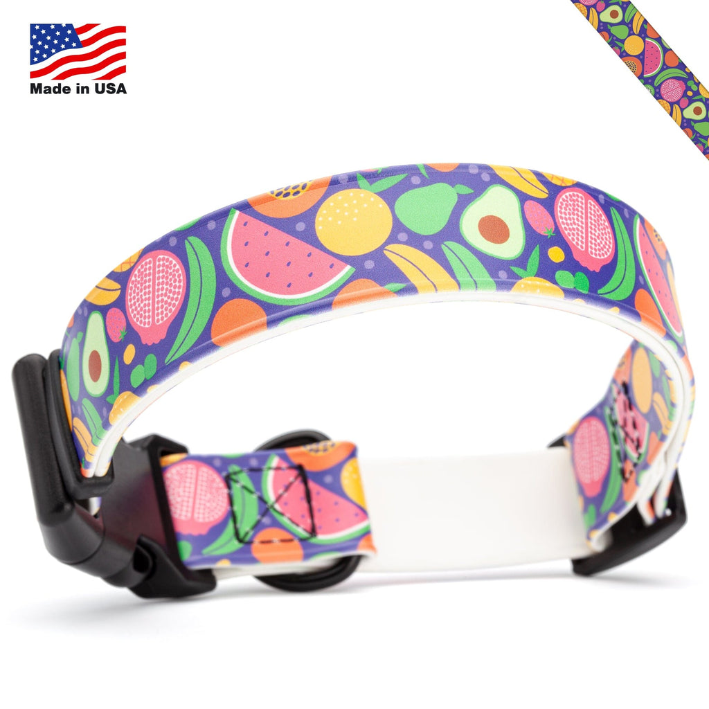 Dogline Biothane Full Color Design Printed Dog Collar with Quick Release Buckle by Dogline