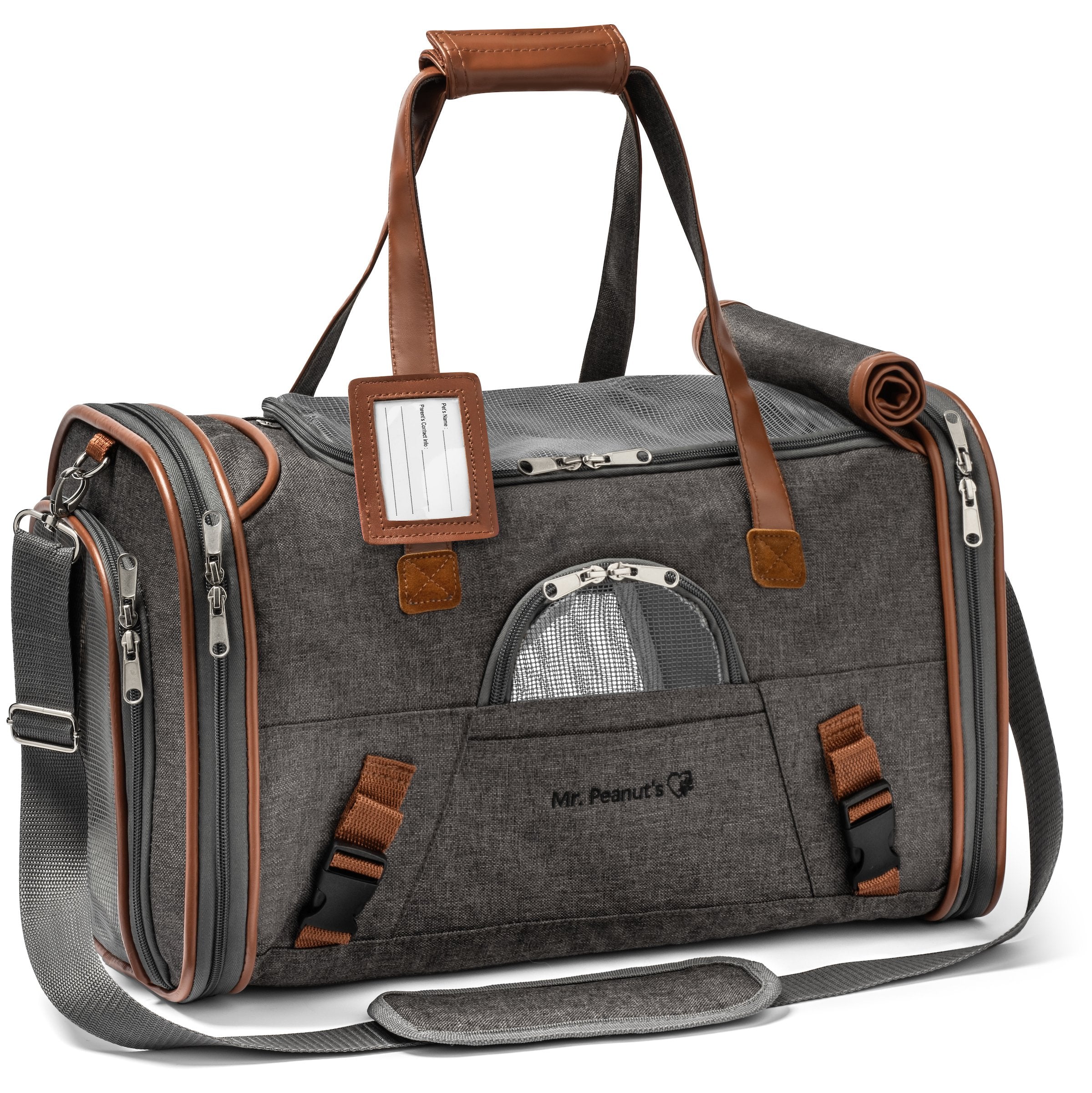 Mr. Peanut's Gold Series Standard Size Airline Compliant Pet Carrier by Mr. Peanut's Pet Carriers