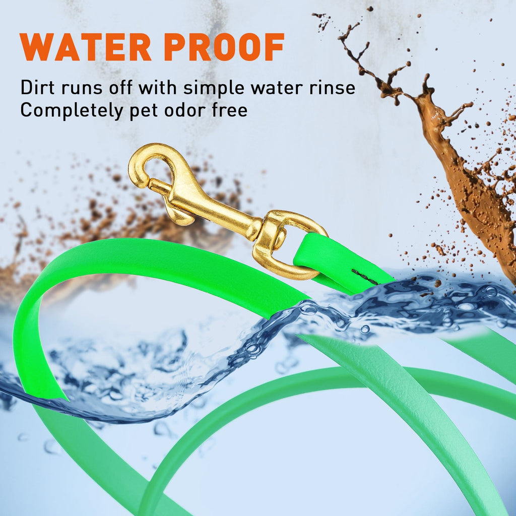 Viper Biothane Long Line 20 ft Lead with Brass Hardware by Dogline