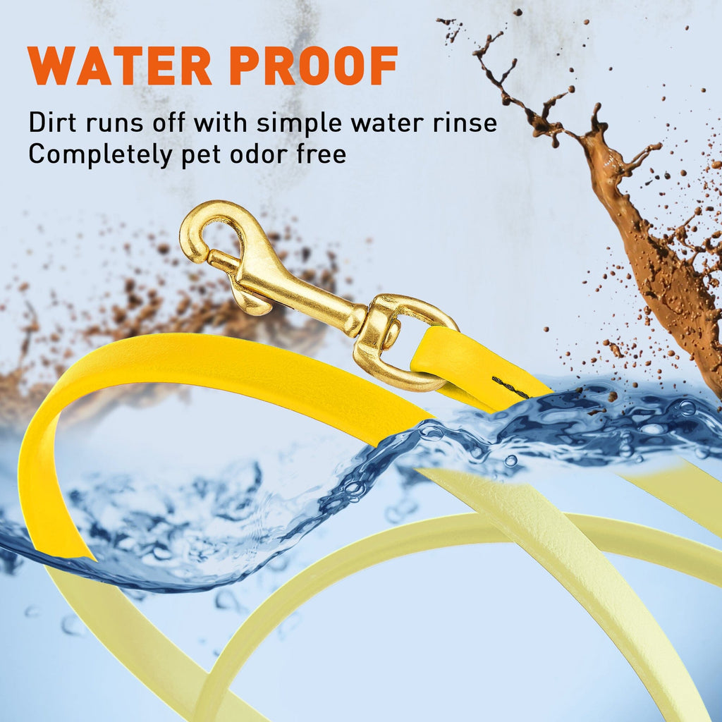 Viper Biothane Long Line 10 ft Lead with Brass Hardware by Dogline