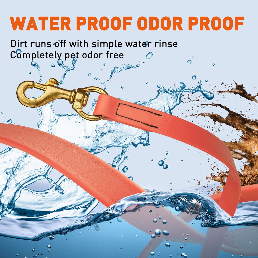 Viper Biothane Long Line 33 ft Lead with Brass Hardware by Dogline