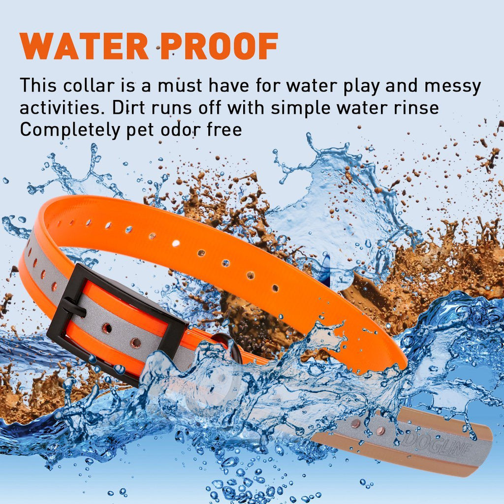 Biothane E-Collar Replacement Reflective Strap by Dogline