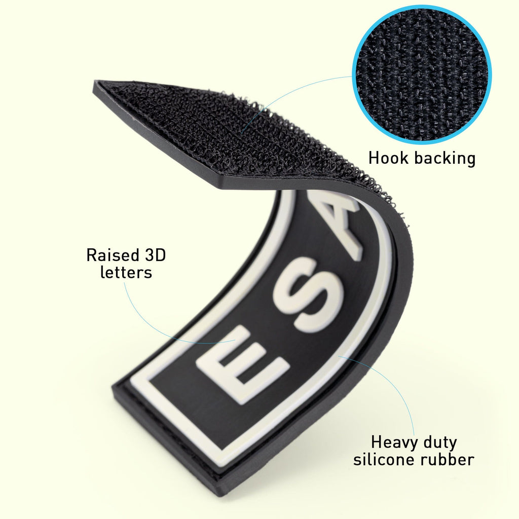 Dogline ESA Dog 3D Rubber Patches by Dogline