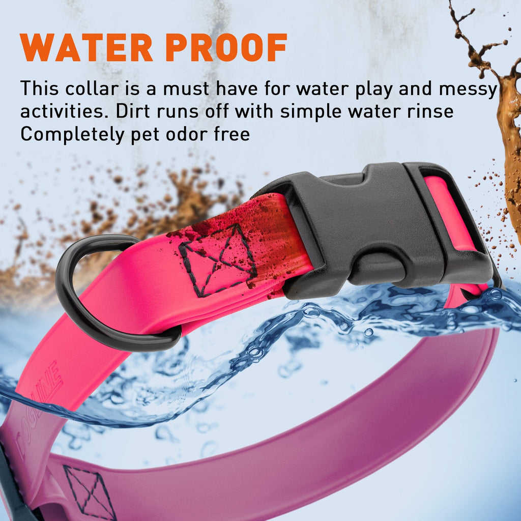 Dogline Biothane Waterproof Dog Collar with Quick Release Buckle by Dogline