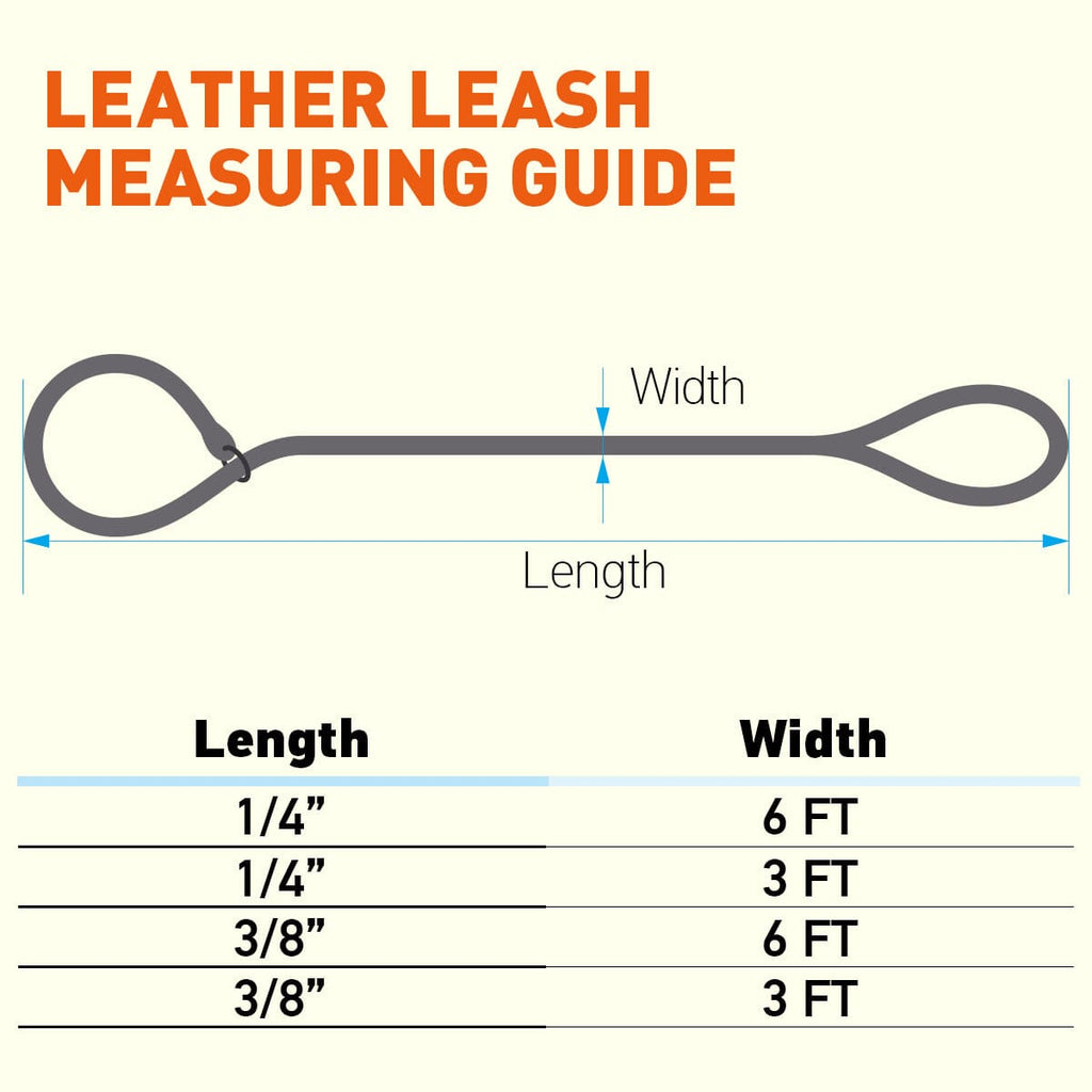 Soft Leather Round Slip Lead for Dogs by Dogline