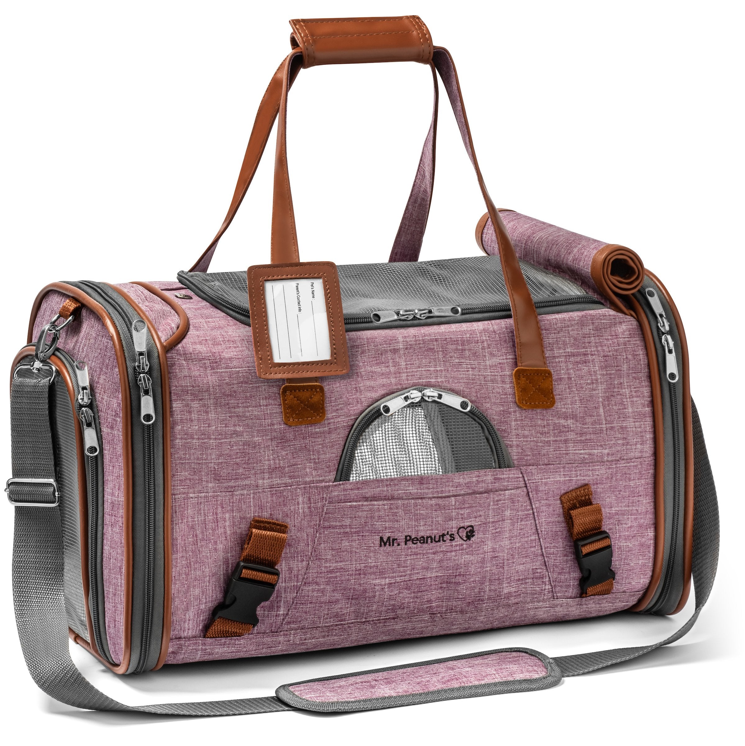 Mr. Peanut's Gold Series Standard Size Airline Compliant Pet Carrier by Mr. Peanut's Pet Carriers