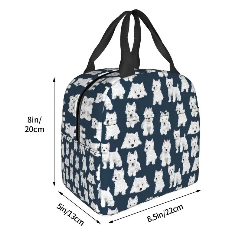 West Highland White Terrier Dog Thermal Insulated Lunch Bag by Love My Pet