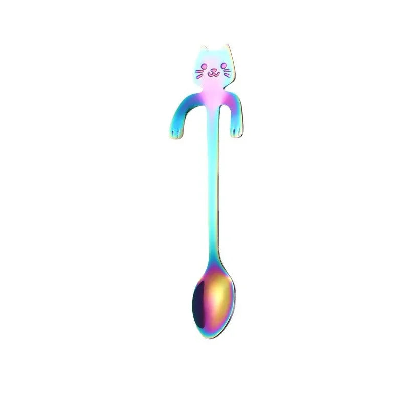 Stainless Steel Spoon Lovely Cute Cat Shape by Love My Pet