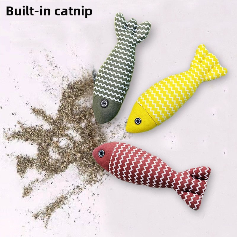 Pet Mint Fish Toy - Three Colors randomly shipped by VetsPetStore