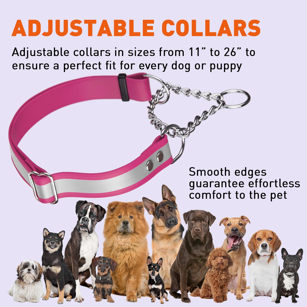 Reflective Biothane Martingale Collar for Dogs by Dogline